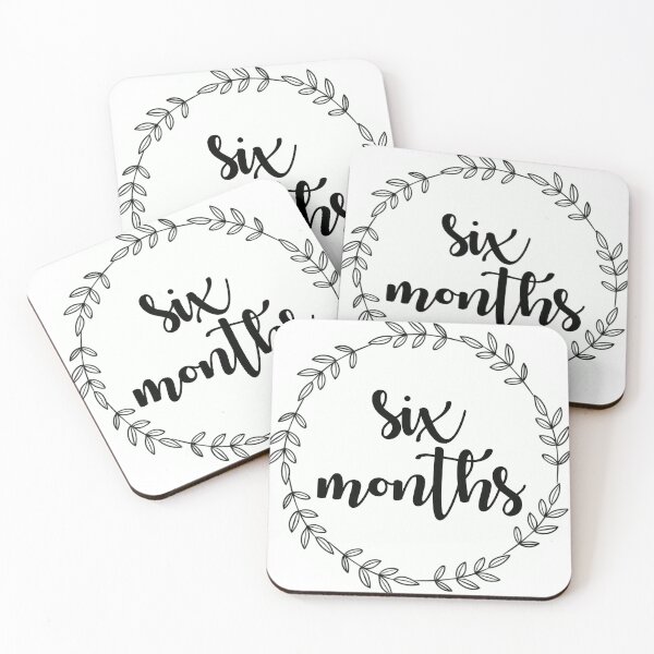 Item preview, Simple Baby Milestone Tracker - Six Months designed and sold by Morgan Turrentine.
