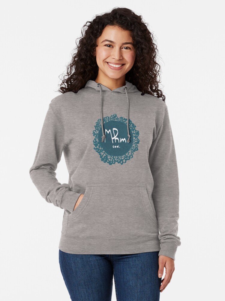 Alternate view of Mhm. Lightweight Hoodie