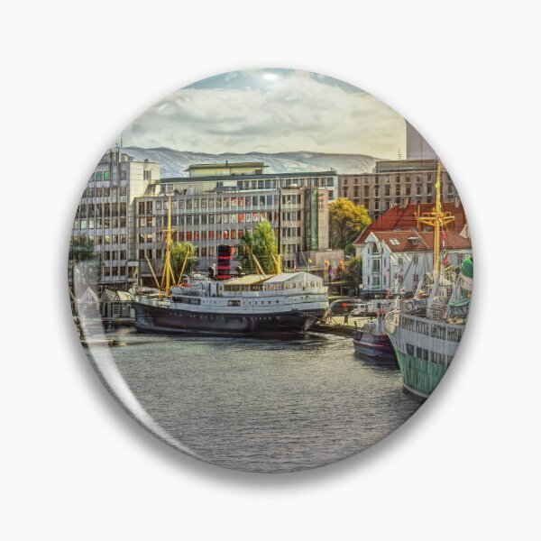 Item preview, Vintage Ships at Stavanger digital art designed and sold by IanWL.