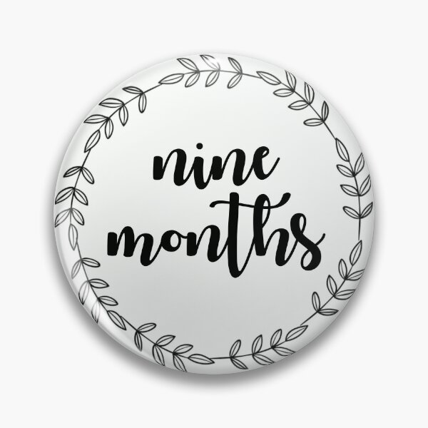 Item preview, Simple Baby Milestone Tracker - Nine Months designed and sold by Morgan Turrentine.