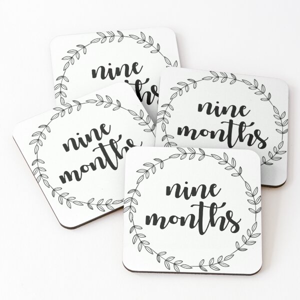 Item preview, Simple Baby Milestone Tracker - Nine Months designed and sold by Morgan Turrentine.