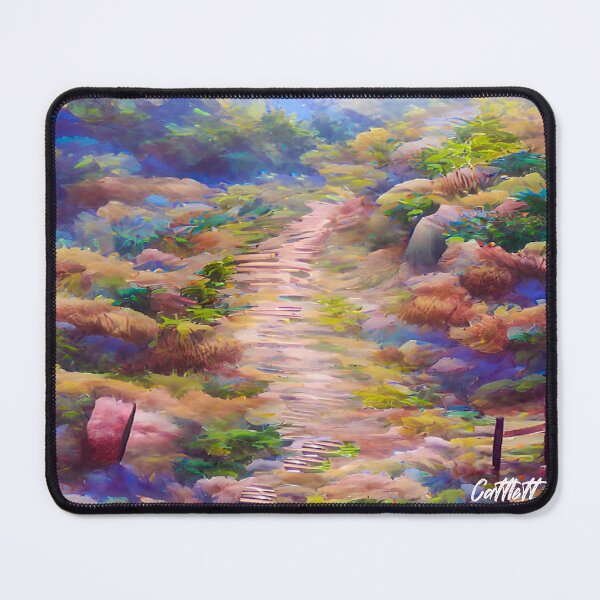 Item preview, Fine Art Painting of Hiking Trails designed and sold by CattlettArt.