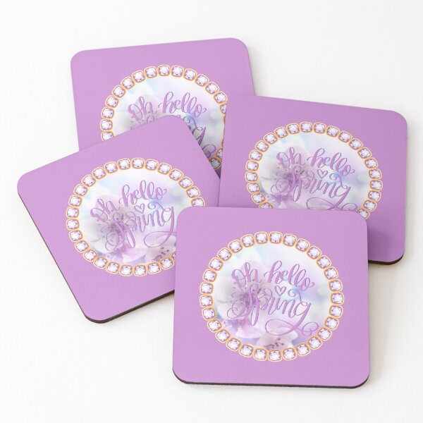 Item preview, Oh Hello Spring #1 (on Pink) designed and sold by PawsitiveMum.