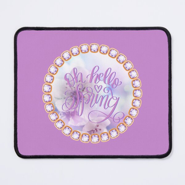 Item preview, Oh Hello Spring #1 (on Pink) designed and sold by PawsitiveMum.