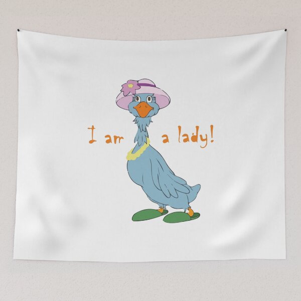 Item preview, Cute lady goose i am a lady  designed and sold by Bonobofy.