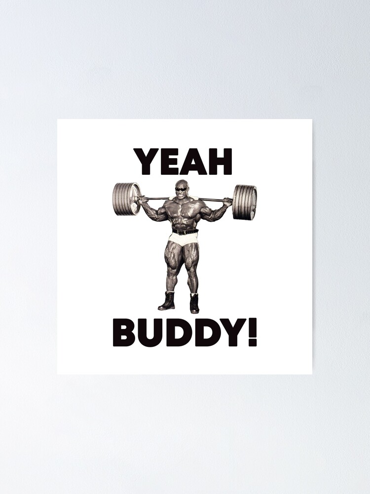 Yeah buddy light weight Sticker for Sale by bodyimprove