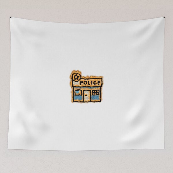 Item preview, Burning Police Station designed and sold by Balerion6.