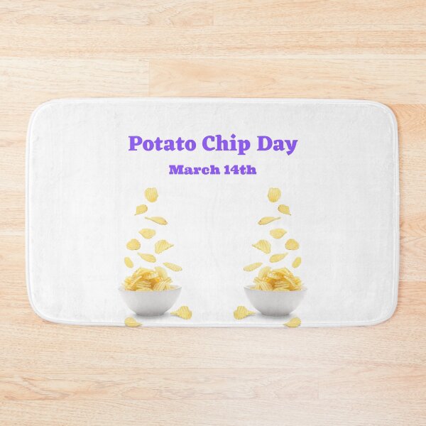 Item preview, Potato Chip Day March 14th With Two Bowls Of Flying Potato Chips designed and sold by debmund.