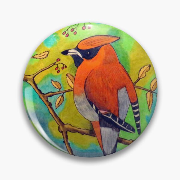 Item preview, 626 - WAXWING - DAVE EDWARDS - COLOURED PENCILS - 2022 designed and sold by BLYTHART.