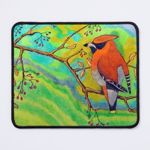 Item preview, 626 - WAXWING - DAVE EDWARDS - COLOURED PENCILS - 2022 designed and sold by BLYTHART.