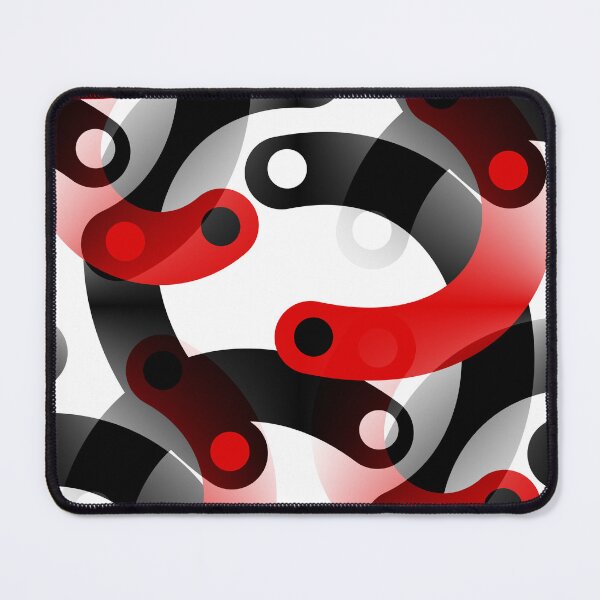 Item preview, Wiggle Room - Minimalist Abstract - Black, White, Red, Gray designed and sold by MellowCat.