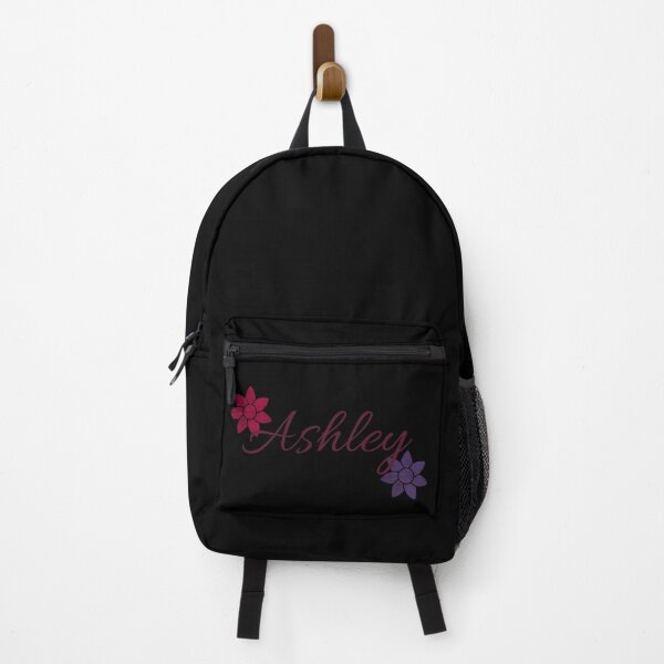 Item preview, Ashley Floral Name Calligraphy Design Black Version designed and sold by Cora Gregory.