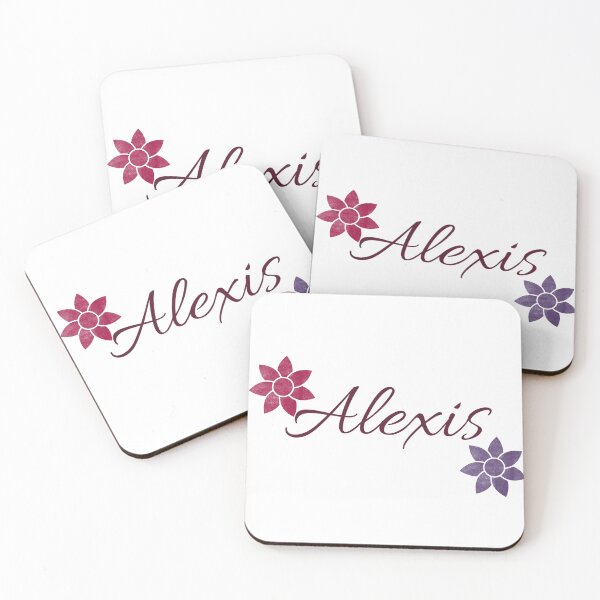 Item preview, Alexis Floral Name Calligraphy Design designed and sold by Cora Gregory.