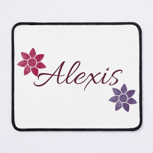 Item preview, Alexis Floral Name Calligraphy Design designed and sold by Cora Gregory.