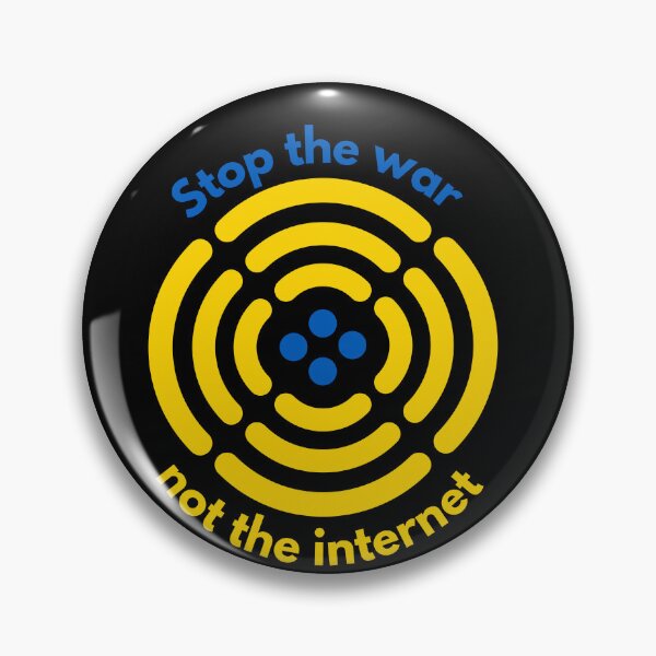 Item preview, Stop the war, not the internet, Russian and Ukrainian, Russian and internet designed and sold by marwan elsaeed.