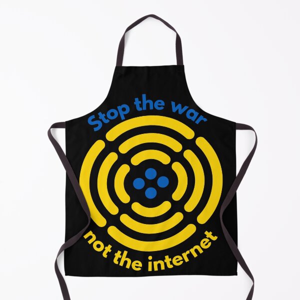 Item preview, Stop the war, not the internet, Russian and Ukrainian, Russian and internet designed and sold by marwan elsaeed.