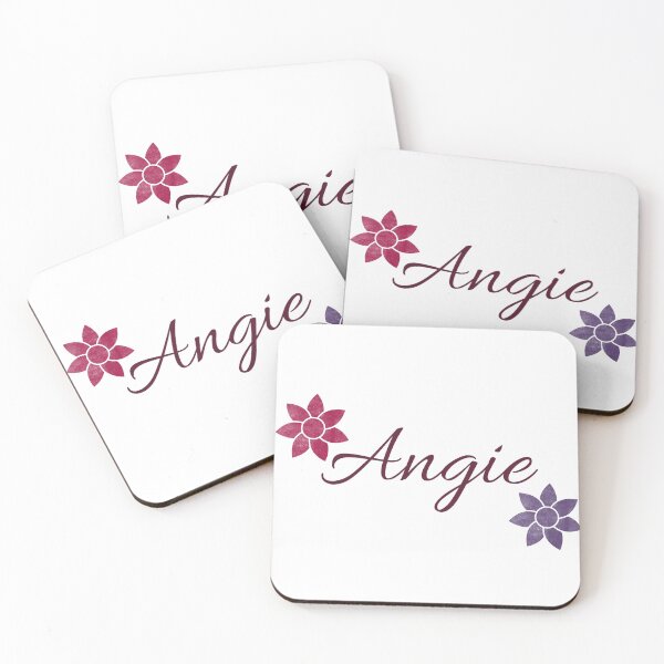Item preview, Angie Floral Name Calligraphy Design designed and sold by Cora Gregory.