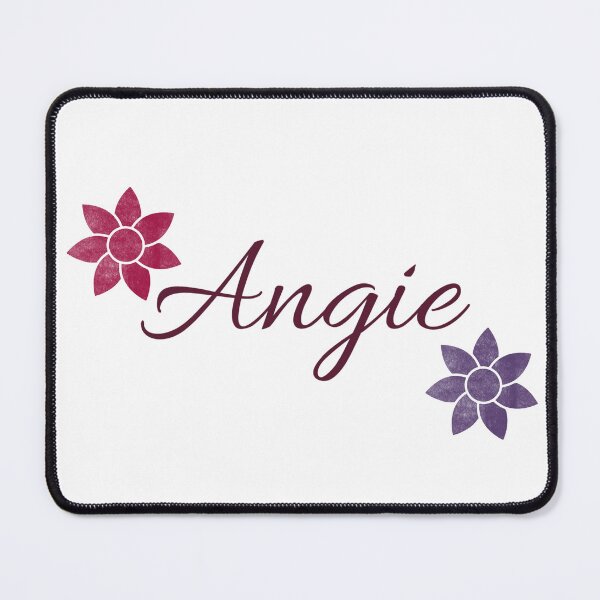 Item preview, Angie Floral Name Calligraphy Design designed and sold by Cora Gregory.