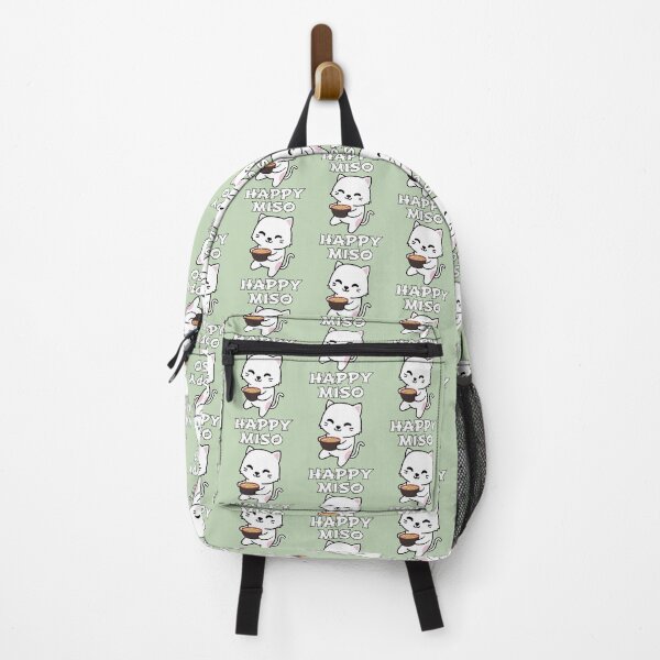 Item preview, Miso Happy - Cute Japanese Food Anime Cat Kawaii Pun designed and sold by EstelleStar.