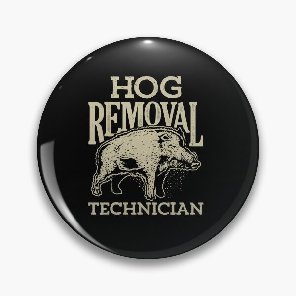 Item preview, Hog Removal Technician Boar Hunting Vintage Pig Gift designed and sold by JeremyxLee.