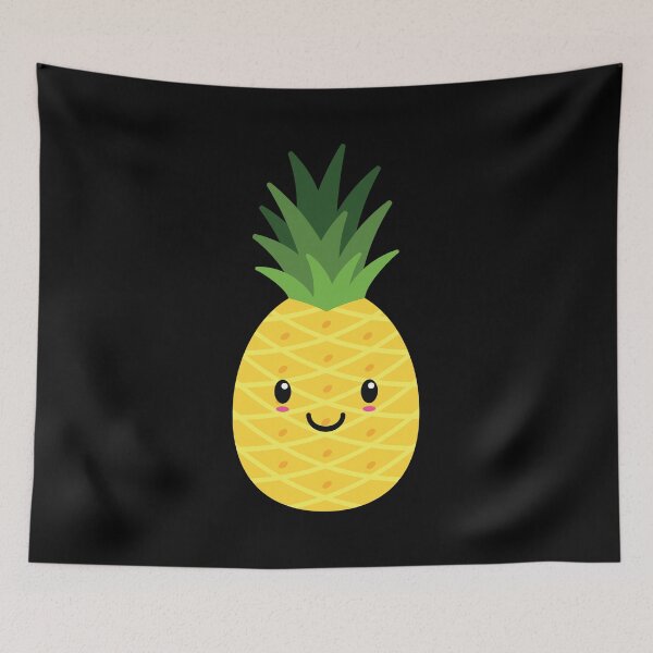 Item preview, Pineapple Kawaii Style Cute Face Cartoon designed and sold by EstelleStar.