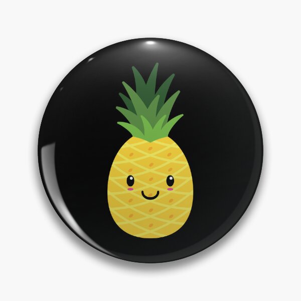 Item preview, Pineapple Kawaii Style Cute Face Cartoon designed and sold by EstelleStar.