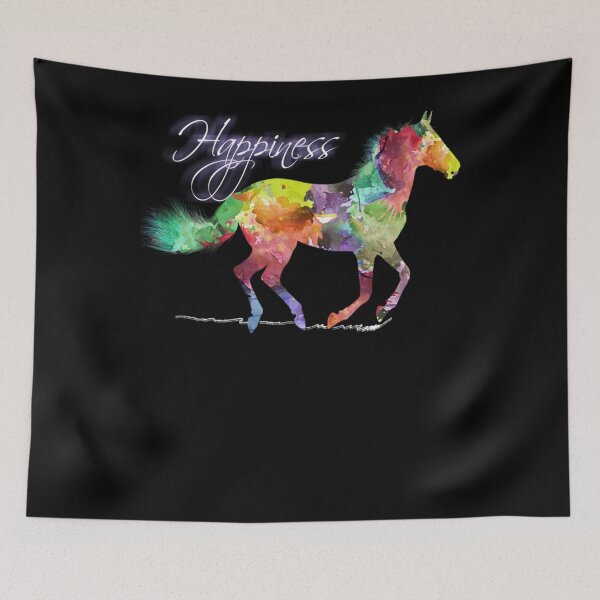 Item preview, Horse Happiness Horse Lover Equestrian Design  designed and sold by JeremyxLee.
