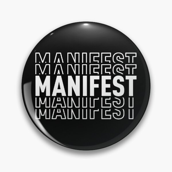 Item preview, Manifest - Black BG designed and sold by ClaudiaGrosso.