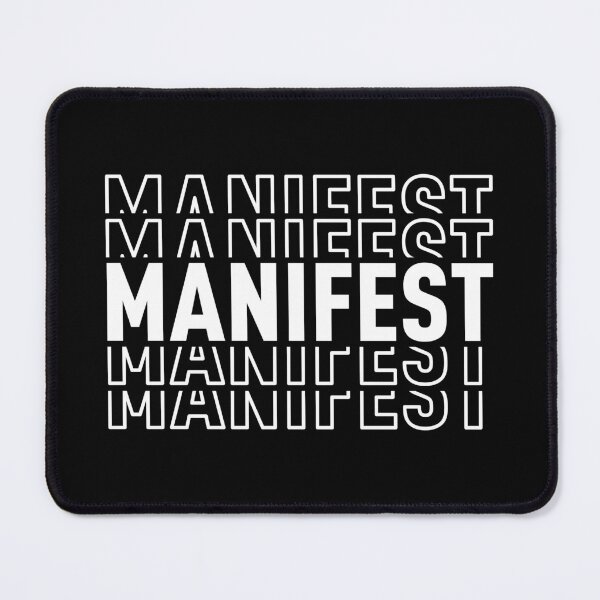 Item preview, Manifest - Black BG designed and sold by ClaudiaGrosso.