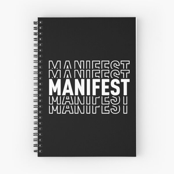 Item preview, Manifest - Black BG designed and sold by ClaudiaGrosso.