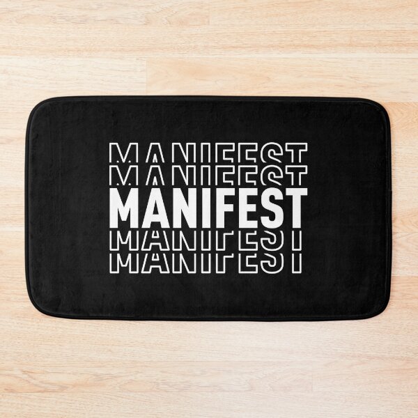 Item preview, Manifest - Black BG designed and sold by ClaudiaGrosso.
