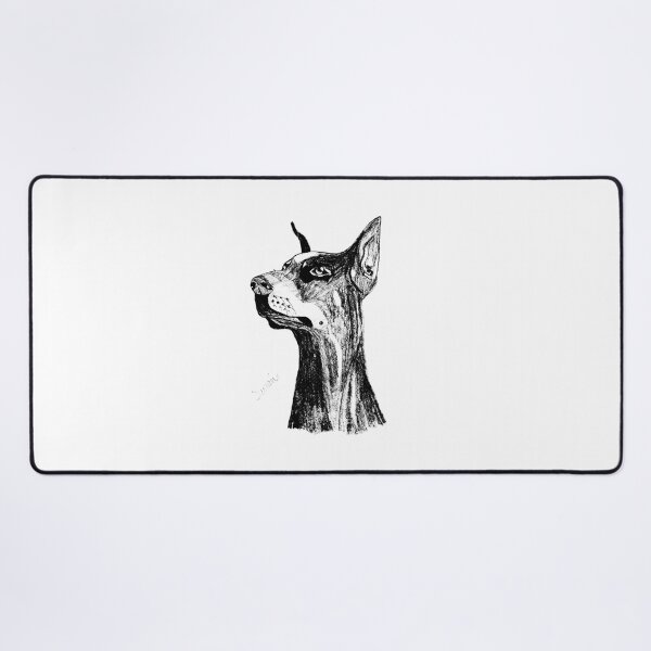 Item preview, Doberman dog designed and sold by charcoalimages.
