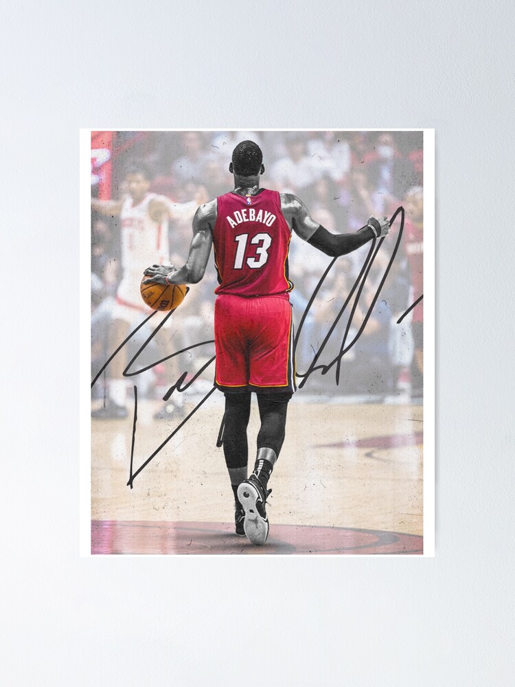 "Bam Adebayo" Poster by jassemr | Redbubble