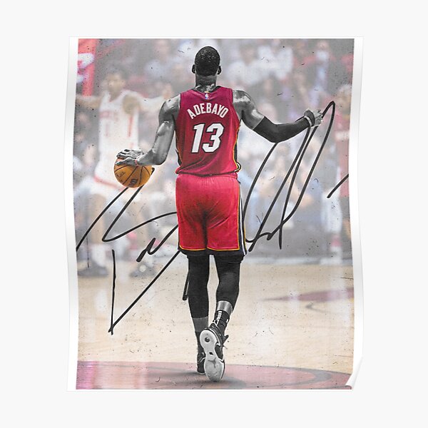 "Bam Adebayo" Poster by jassemr | Redbubble