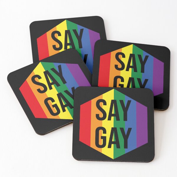 Item preview, Say Gay (Hexagon)  designed and sold by Texterns.