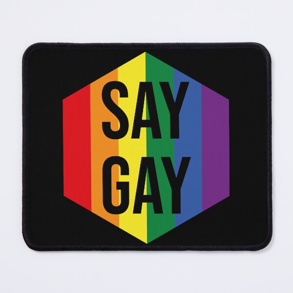 Item preview, Say Gay (Hexagon)  designed and sold by Texterns.