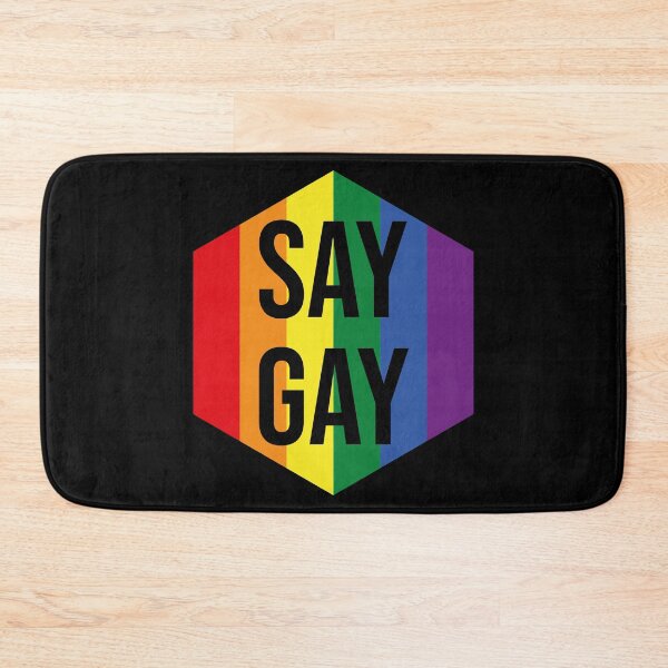 Item preview, Say Gay (Hexagon)  designed and sold by Texterns.