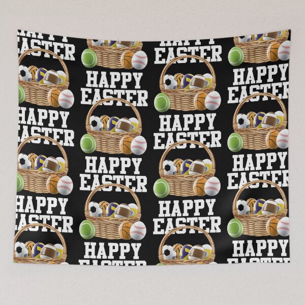 Item preview, Easter Sport Eggs Happy Easter Basket designed and sold by GravitiTees.