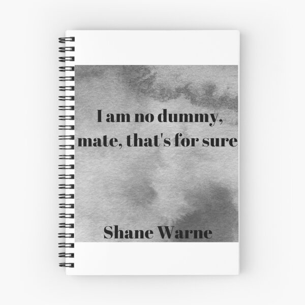Item preview, Shane Warne Quote designed and sold by SamxGreenfield.