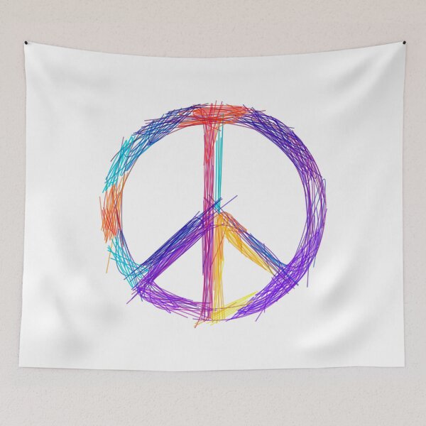 Item preview, Peace sign symbol multicolor -  Peace and harmony for the planet designed and sold by H Jonas.