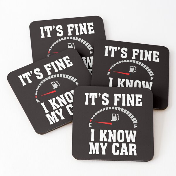 Item preview, Best Empty Gas Gauge its FineI I Know May Car low Fuel Tee designed and sold by Christmas222.