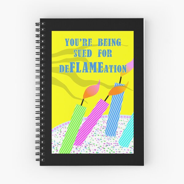 Item preview, You're Being Sued for Deflameation Funny Birthday designed and sold by ShoaffBallanger.