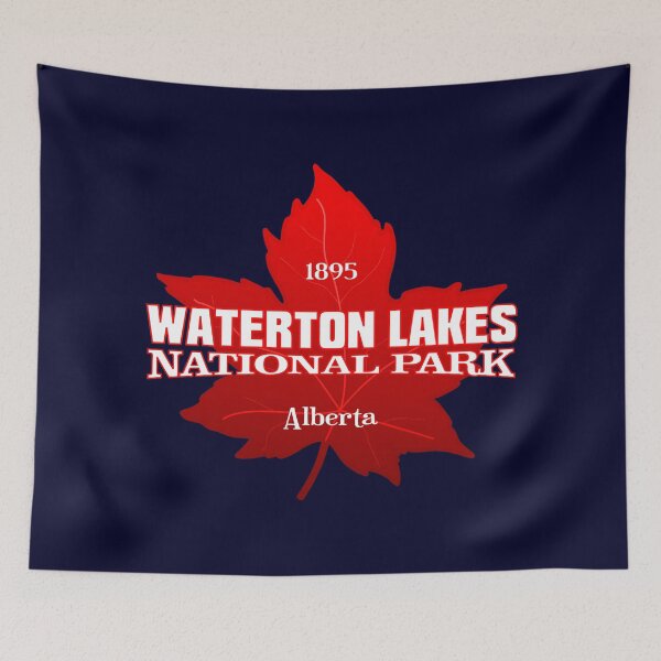Item preview, Waterton Lakes National Park (maple leaf) designed and sold by curranmorgan.