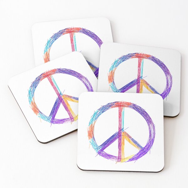 Item preview, Peace sign symbol multicolor -  Peace and harmony for the planet designed and sold by H Jonas.