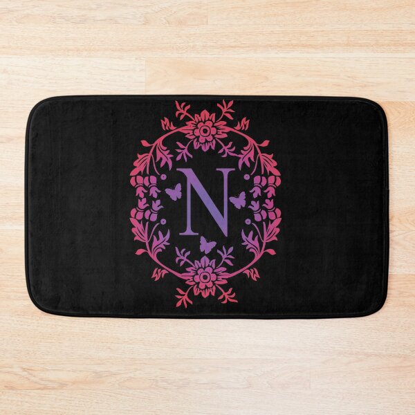 Item preview, Ornamental Letter N, Purple And Red Heart Butterfly, Monogram Initial  Ornament designed and sold by PROMEN Creativity.