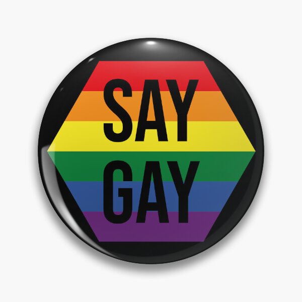 Item preview, Say Gay (Hexagon)  designed and sold by Texterns.