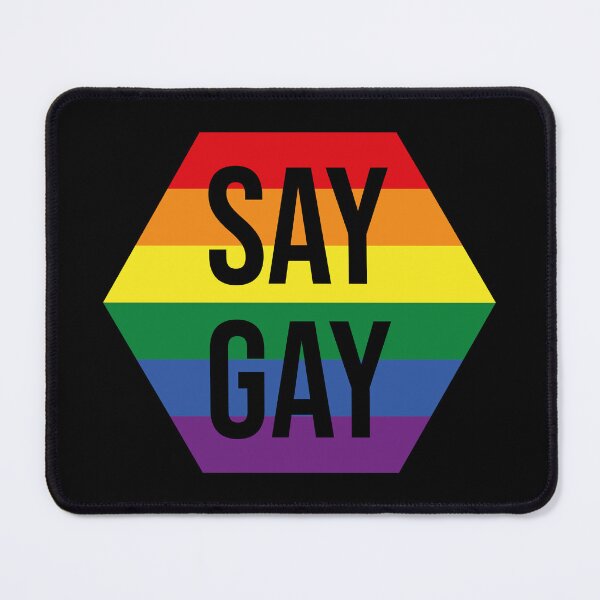 Item preview, Say Gay (Hexagon)  designed and sold by Texterns.