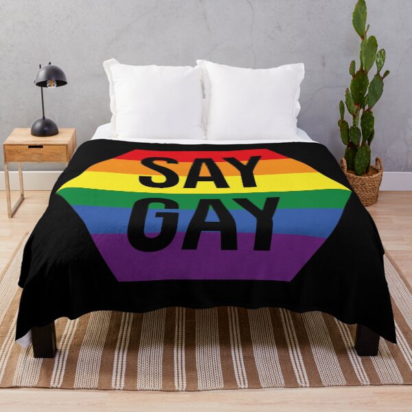 Item preview, Say Gay (Hexagon)  designed and sold by Texterns.