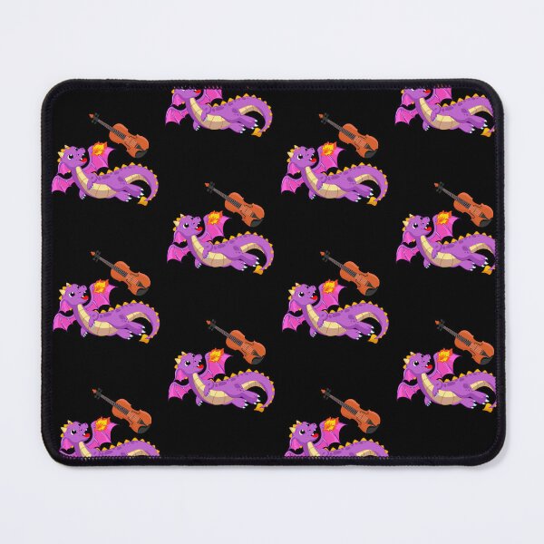 Item preview, Dragon Playing Violin ,Funny Good Dragon Violin Lovers Purple Design designed and sold by pedrored369.