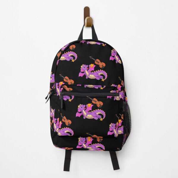 Item preview, Dragon Playing Violin ,Funny Good Dragon Violin Lovers Purple Design designed and sold by pedrored369.